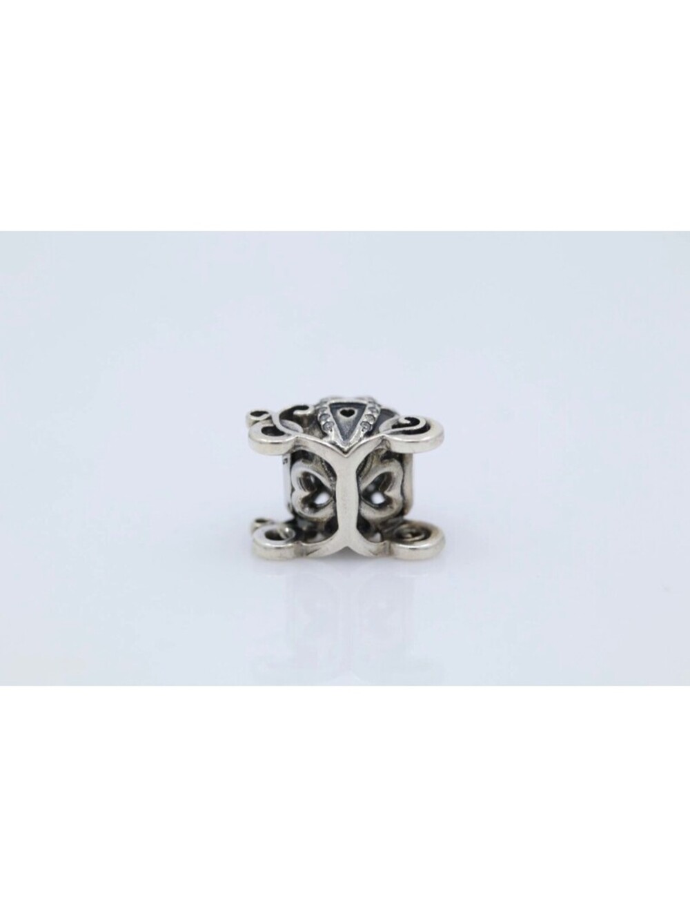 Authentic Pandora Sterling silver and gold Disney Cinderella carriage charm - Picture 3 of 5